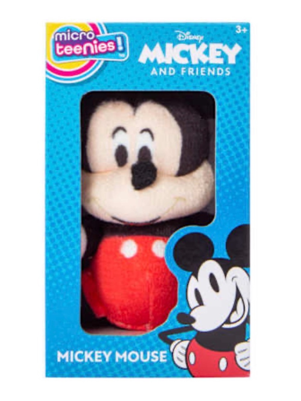 Disney Mickey Mouse Micro Teenies Plush Toy - Red & Black
